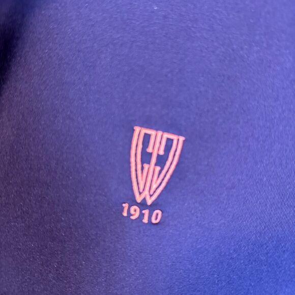 Greyson Lot of Two Black Wolf Pattern Purple Golf Polo Shirts Mens XL Read - Picture 8 of 11